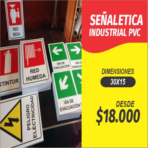 Diseño y fabricacion de señaletica industrial en poliestileno- Siem Editores.